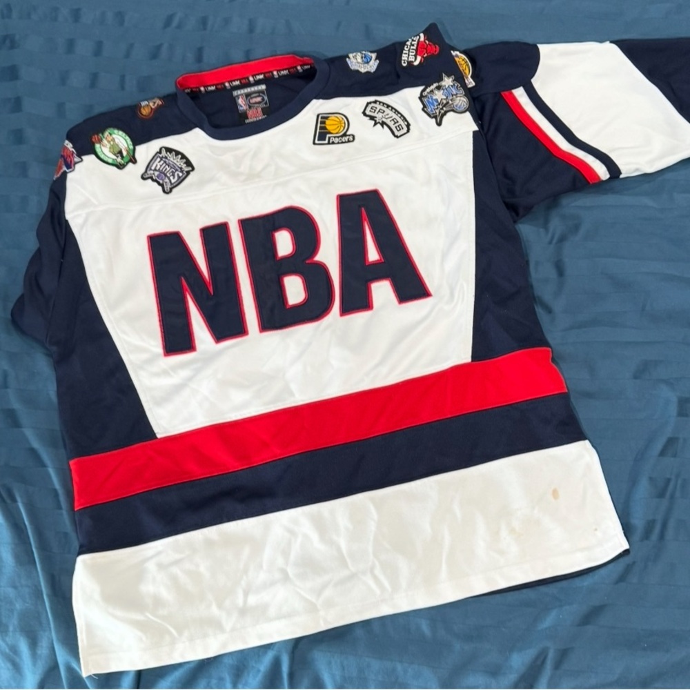 Throwback NBA Hockey Jersey
